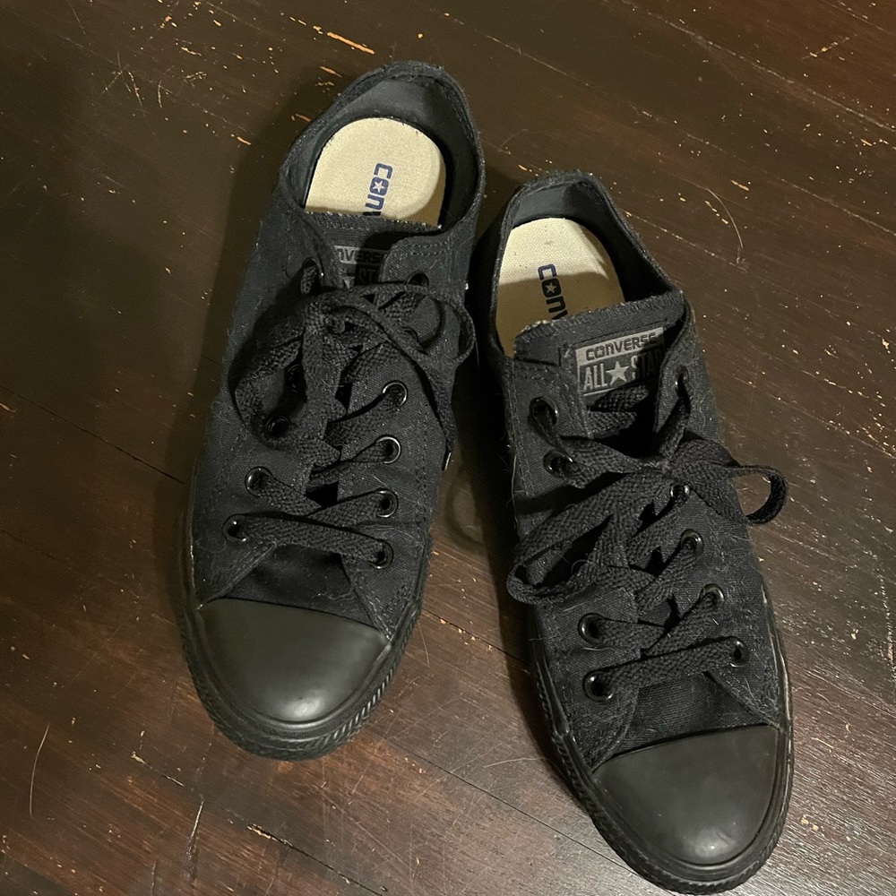 All black converse